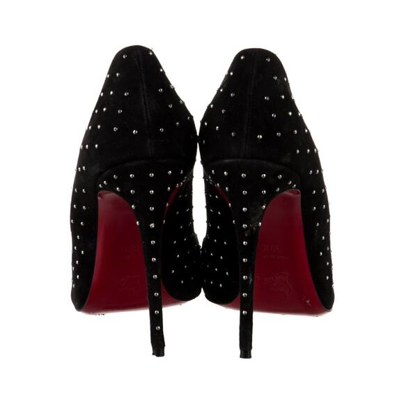 ❤️Christian Louboutin Suede Studded Accents Pumps❤️ - Picture 4 of 5